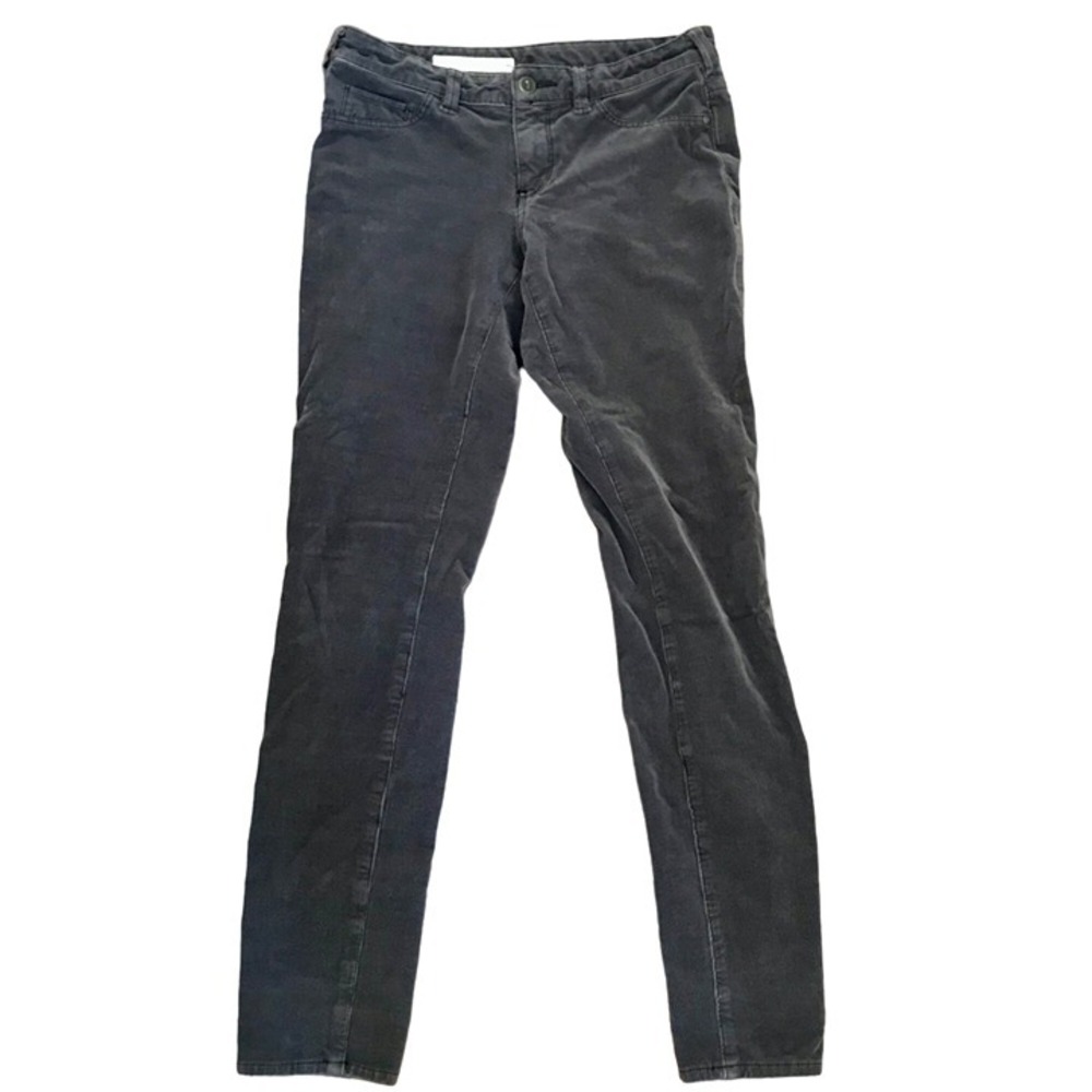 Pilcro And The Letterpress Women's Brushed‎ Corduroy Black Stretchy Skinny Pants